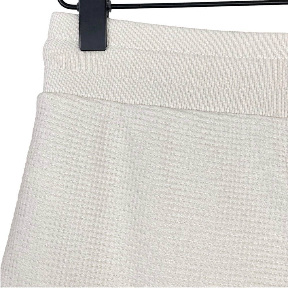 Madewell Sweatpants XS Textured Waffle Straight Drawstring Pull On Lounge Comfy - Picture 6 of 10